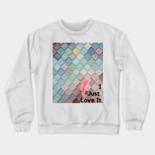 love bohemein print pattern Crewneck Sweatshirt